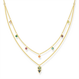 Thomas Sabo Necklace Colourful Stones