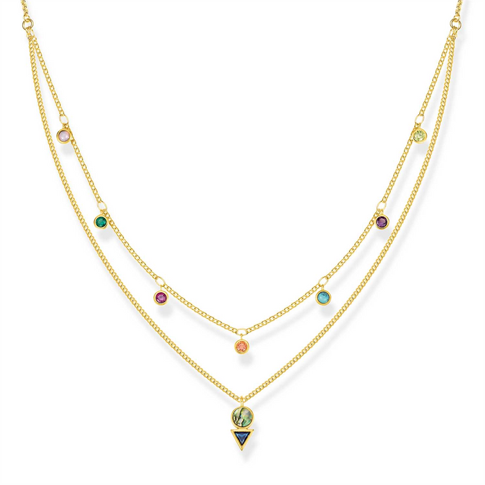 Thomas Sabo Necklace Colourful Stones