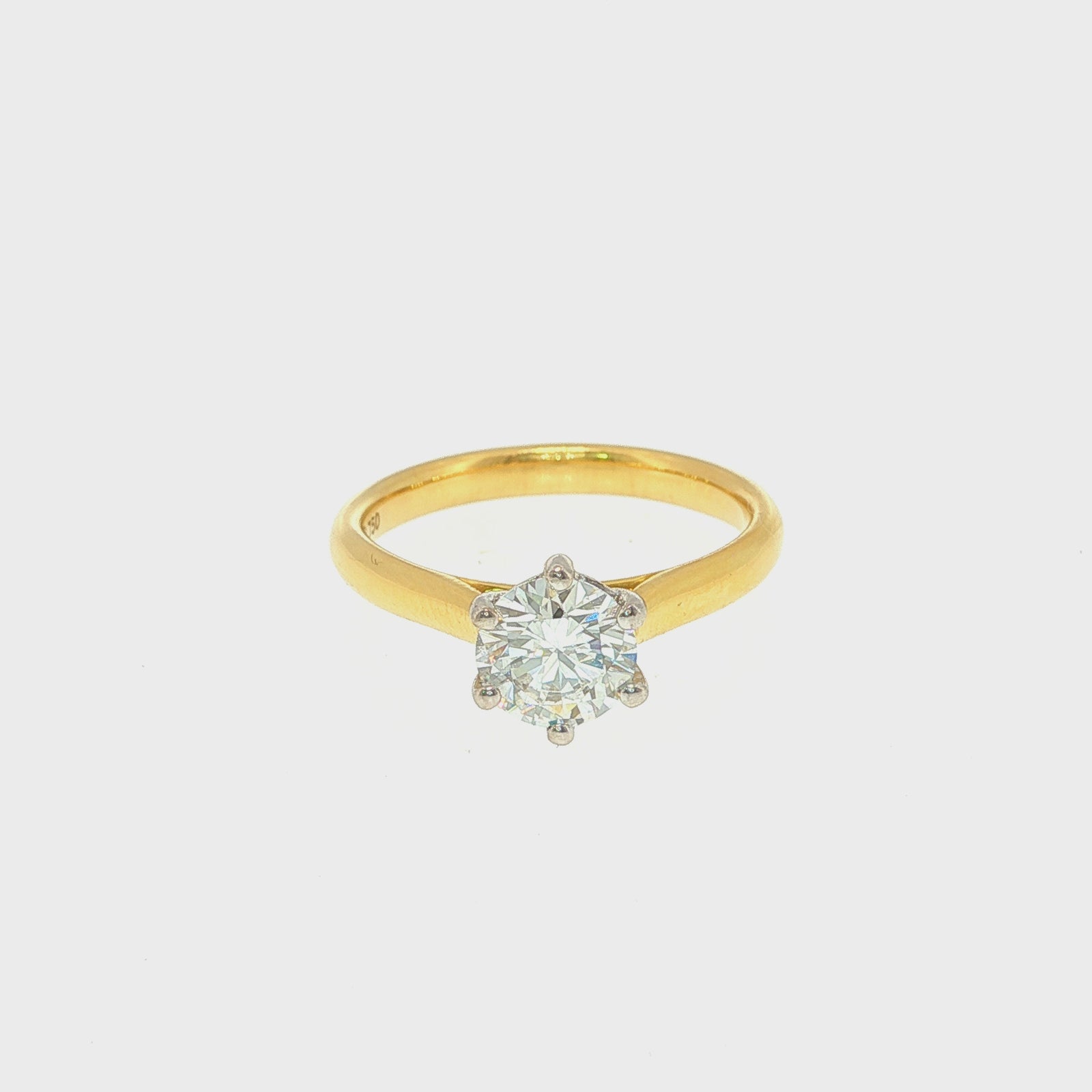 Round Brilliant Cut Diamond Engagement Ring