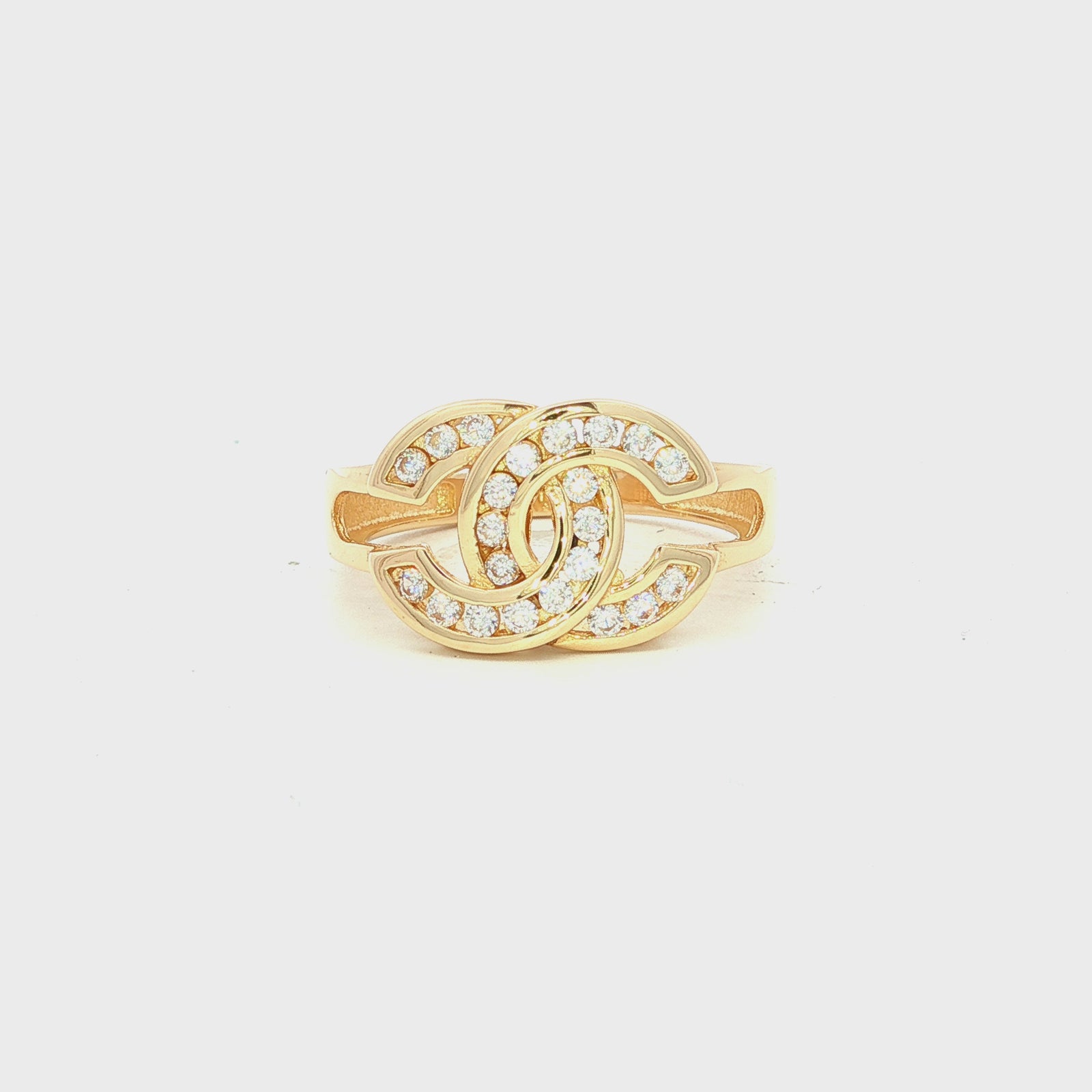 Chanel Style Ring in Yellow Gold