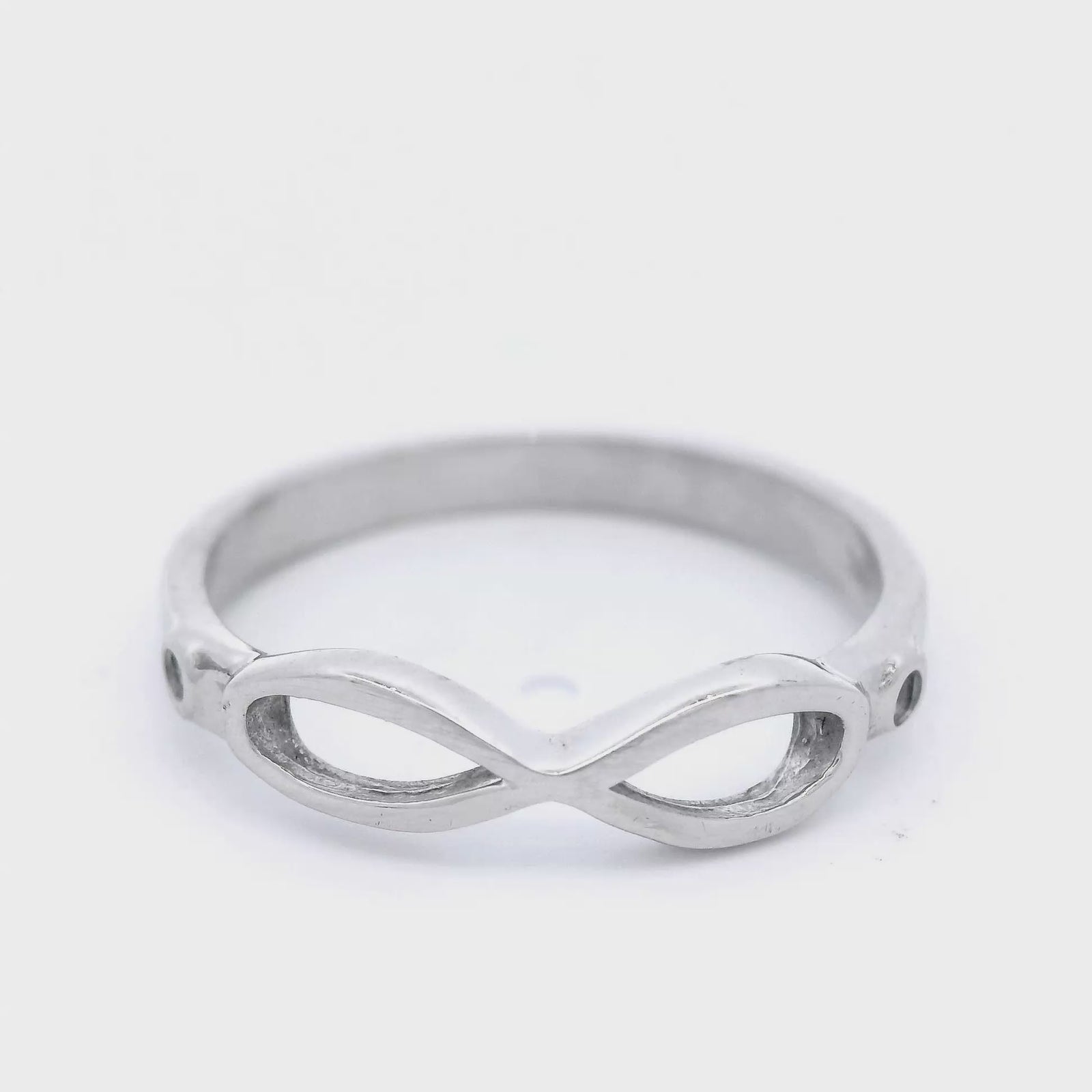 White Gold Infinity Ring