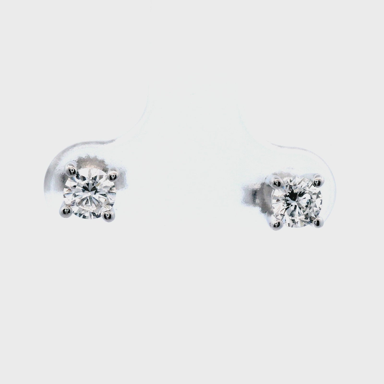 Lab Grown Diamond Earrings in 9K Yellow Gold