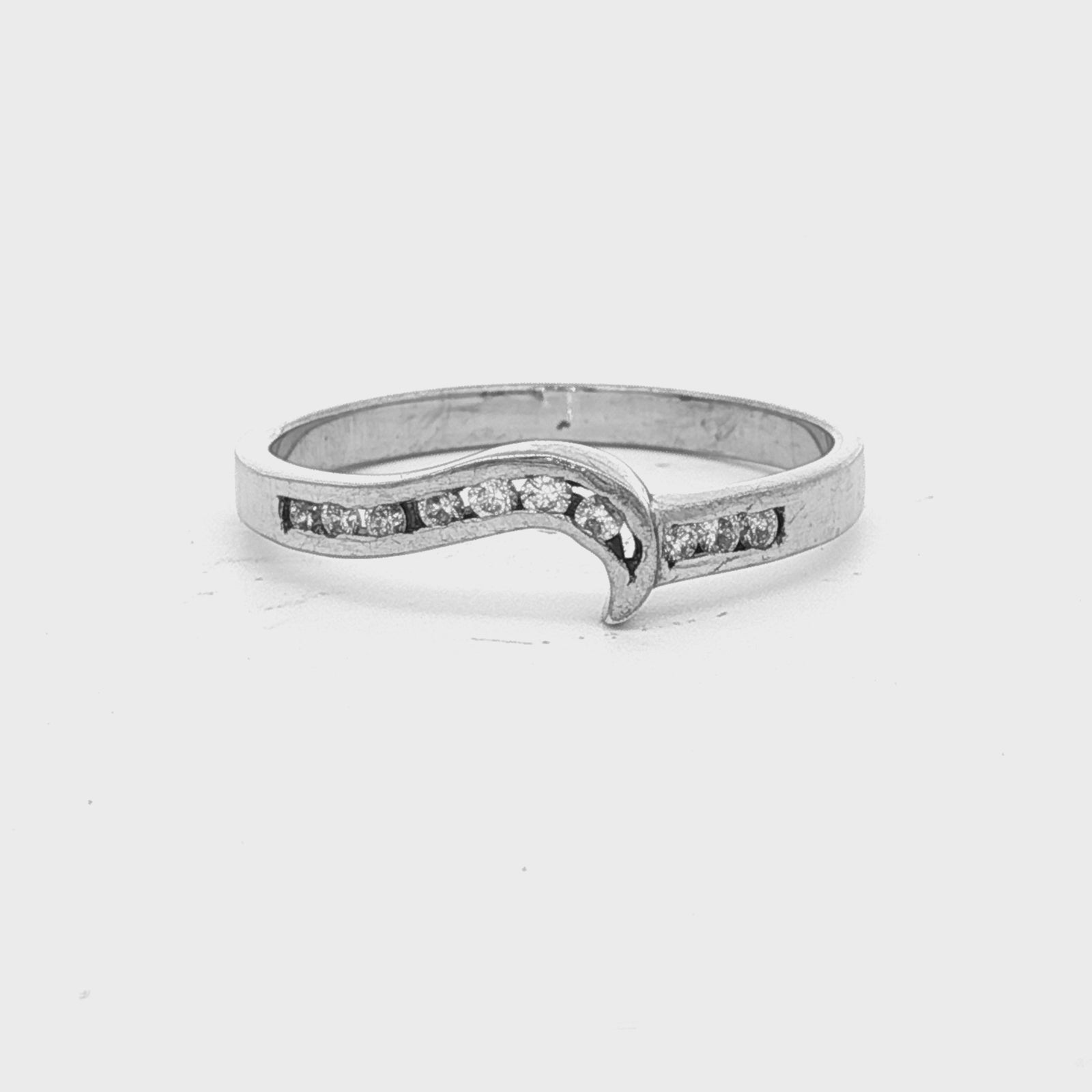 Fitted Chainnel Set Diamond Eternity Ring
