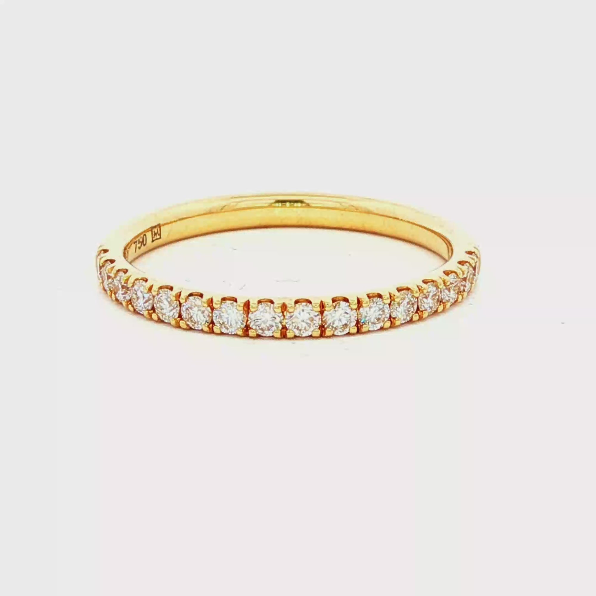 RING 18ct Yellow Gold   DIAMOND SI H SZ N