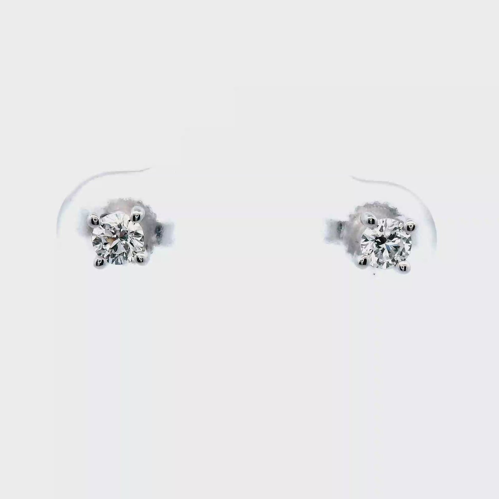 0.26ct Lab Grown Diamond Earrings in 9K White Gold