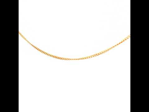 2 Sided Grumetta Necklace in Yellow Gold