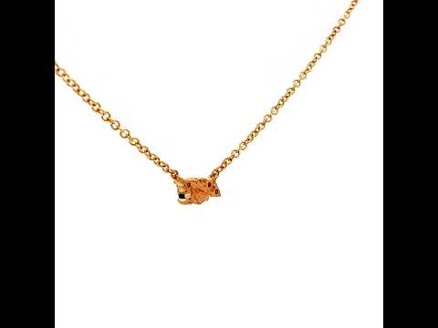 Sapphire and Diamond Necklace in Yellow Gold