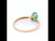 Emerald And Diamond Set Ring In Yellow Gold