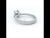 Diamond Solitaire Ring set in White Gold