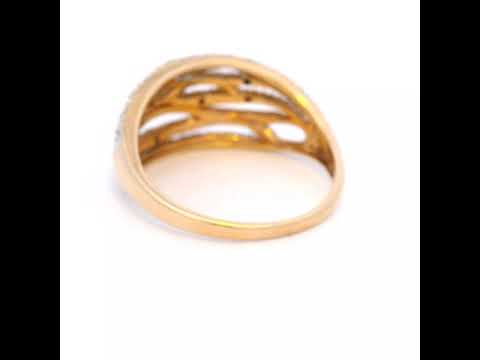 Diamond Dress Ring in Yellow Gold