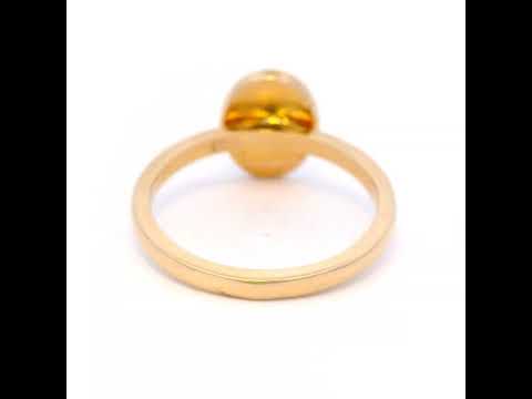 Oval Maze Ring in Yellow Gold