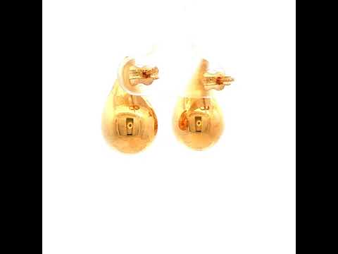 Bulbus Stud Large in Yellow Gold