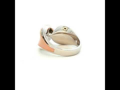 Rose Gold Plated Sterling Silver Ring