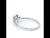 Diamond Halo Engagement Ring Set in White Gold