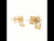 9 carat Yellow Gold Diamond Set Earrings