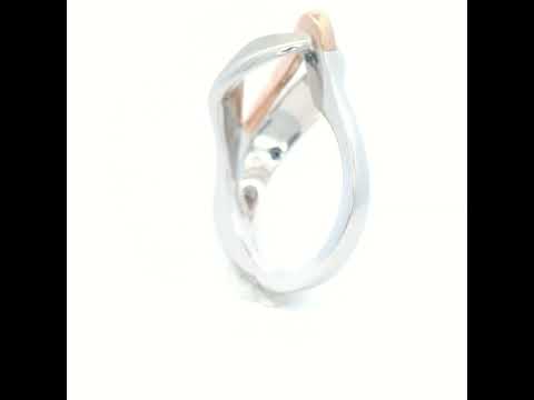 925/- RH/R RING - g.white sapphire