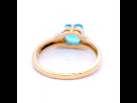 Topaz Dress Ring in Yellow Gold