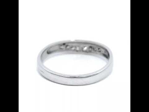 Princess Cut Diamond Set Ring in White Gold