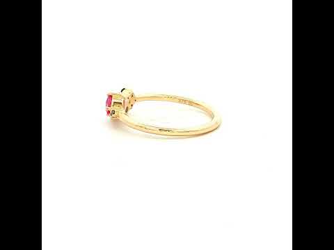 9ct Yellow Gold Multistone Ring