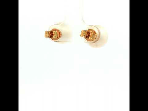 South Sea Pearl Stud Earrings in Yellow Gold