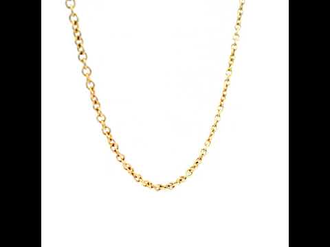 Cable Chain in 9 Carat Yellow Gold