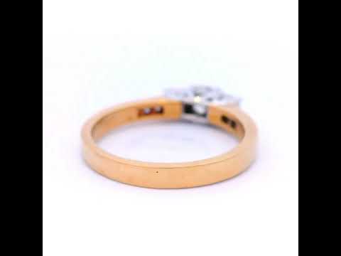 Diamond Engangement Ring set in Yellow Gold