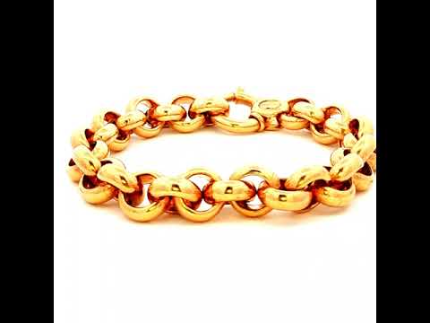 Belcher Bracelet in Yellow Gold