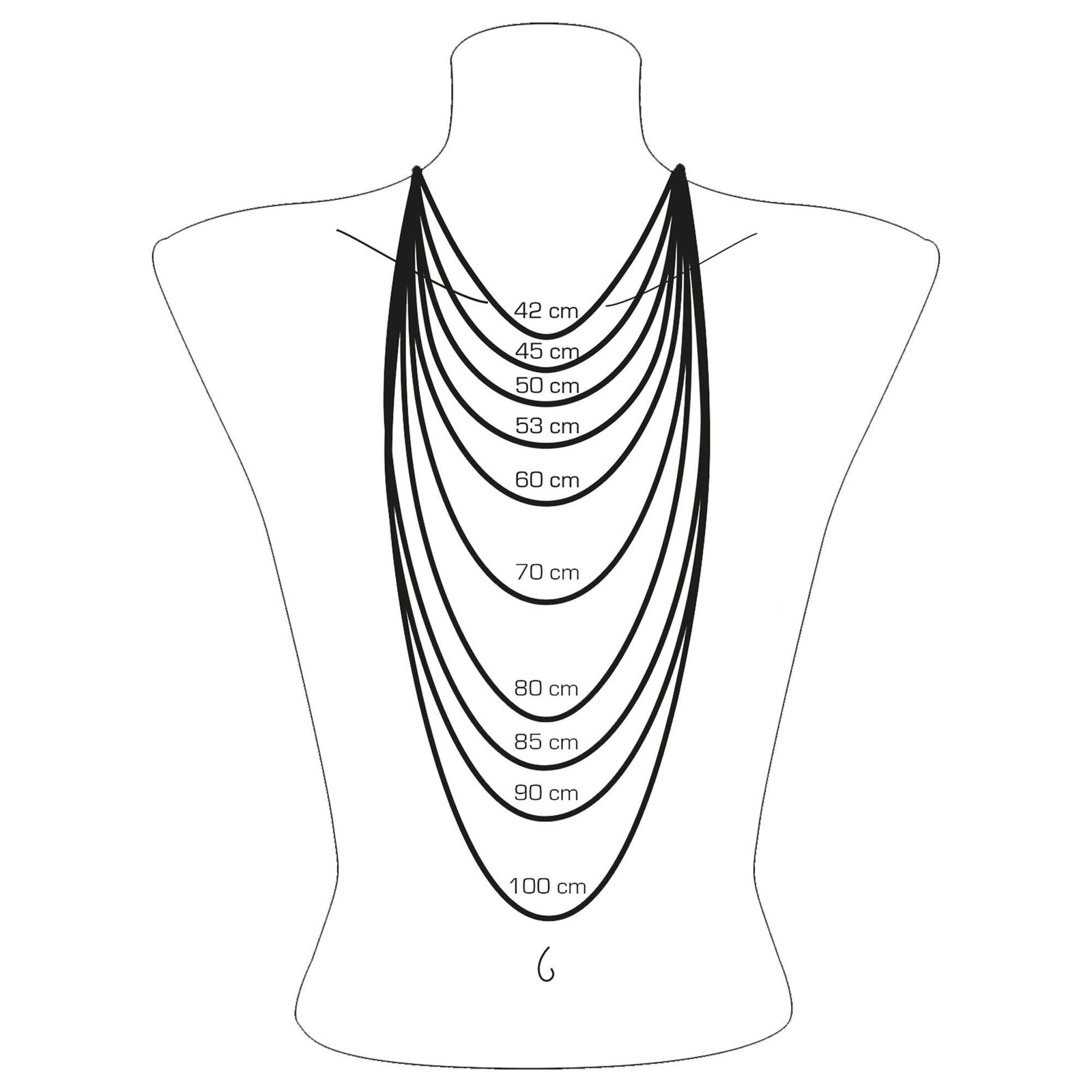 THOMAS SABO Venezia Chain "Blackened"