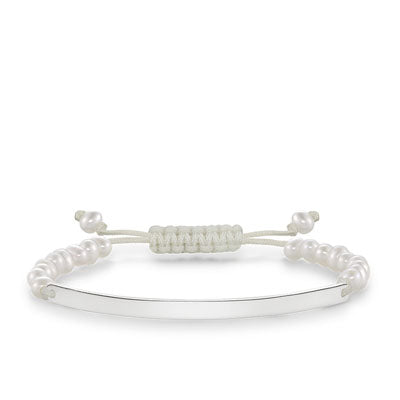 Thomas Sabo Lovebridge Freshwater Pearl Adjustable Bracelet 16-21cm