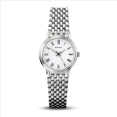 Sekonda Silver with White Dial Watch