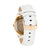 DUKUDU Vera White and Rose Gold Watch