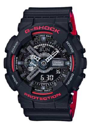 G-Shock Heritage W/ Time Alarm 200M Black/Red