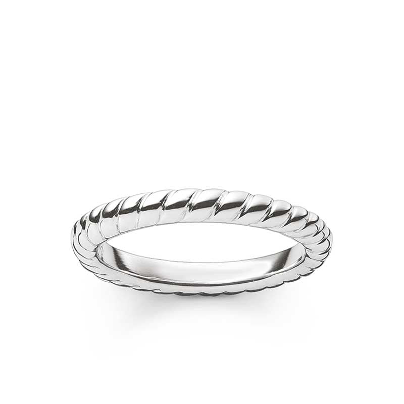 Thomas Sabo Sterling Silver Cord Look Ring