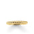 Thomas Sabo Sterling Silver, Gold Plated Twist / Rope Ring. Size: 54. Deisgn: TR1978Y54