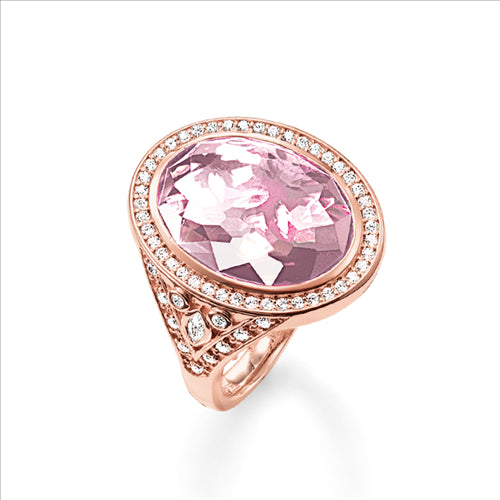 Thomas Sabo Rose Gold Eternity Of Love Cocktail Ring