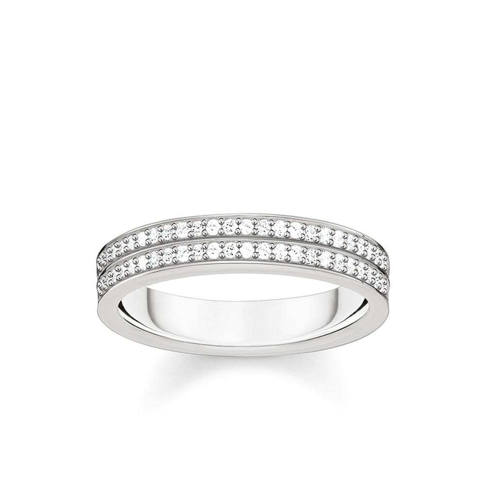 Thomas Sabo Cubic Zirconia Pave Ring