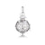 Engelsrufer Silver Cubic Zirconia White Soundball Pendant Small