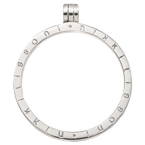 Nikki Lissoni Silver Plated 45mm Pendant Burrows Jewellers