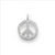 Thomas Sabo Sterling Silver Peace Cubic Zirconia Pendant