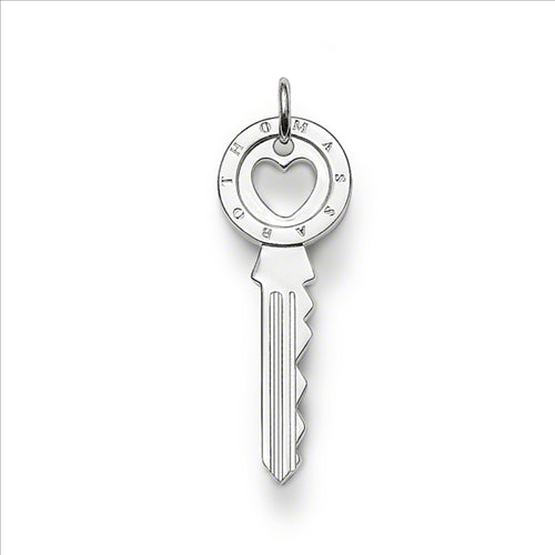 Thomas Sabo Sterling Silver Key Heart Pendant
