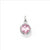 Thomas Sabo Sterling Silver Open Lotus Pink Stone Pendant