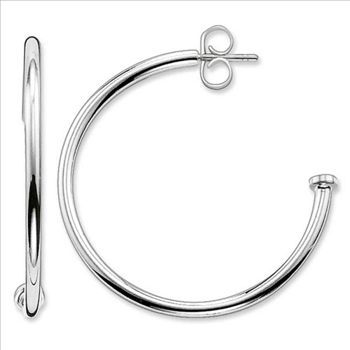 Thomas Sabo Silver Hoop for Beads Earrings - Medium