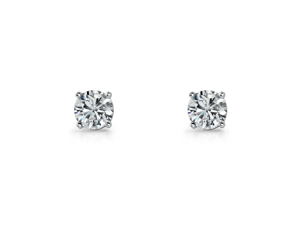 Ellani Round Cubic Zirconia Studs