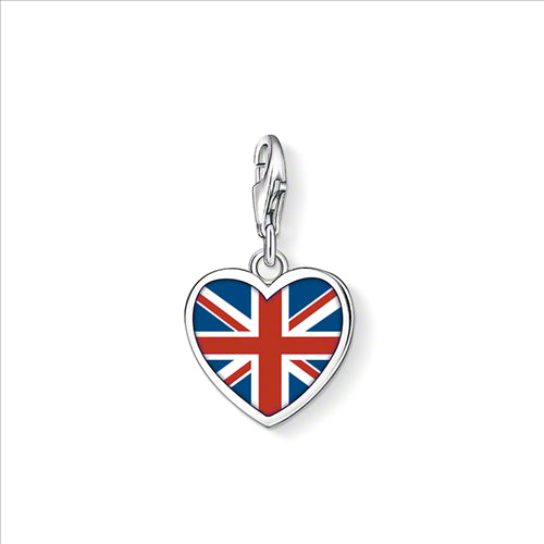 Thomas Sabo Charm Club Flat British Heart Charm