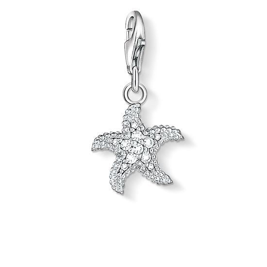 Thomas Sabo Charm Club Cubic Zirconia Starfish Charm