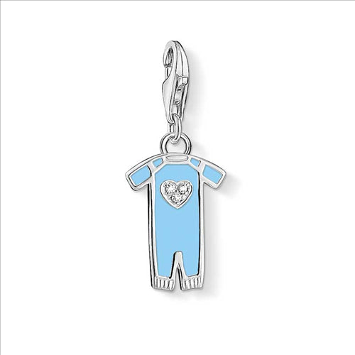 Thomas Sabo Charm Club Blue Baby Romper Charm