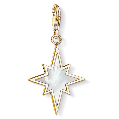 Thomas Sabo Charm Club Bright Star Gold Plated Charm