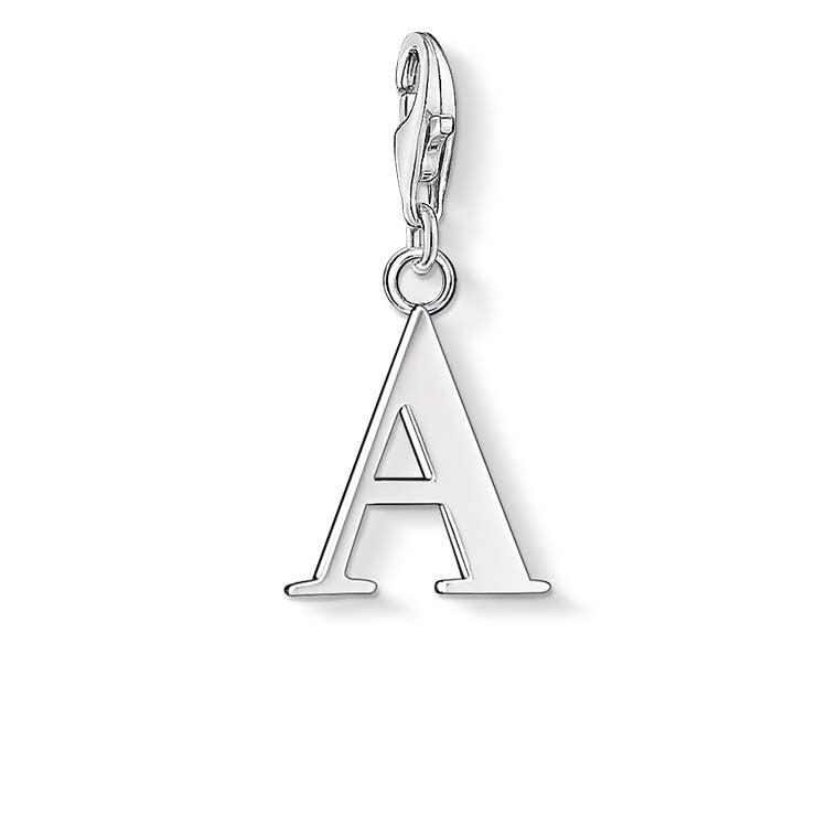 Thomas Sabo Letter &quot;A&quot; Charm in Sterling Silver