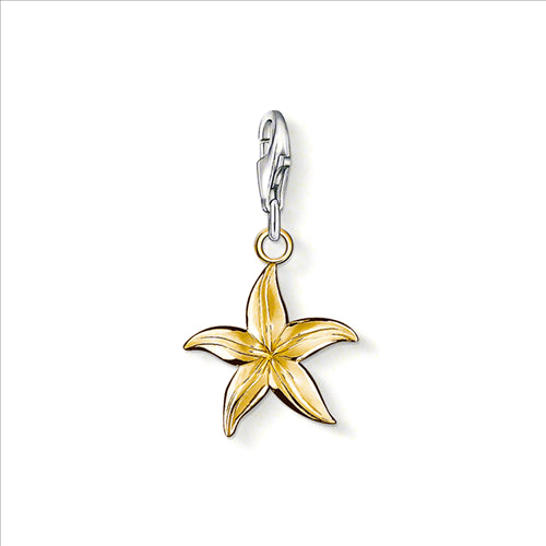 Thomas Sabo Gold Plated Starfish Charm